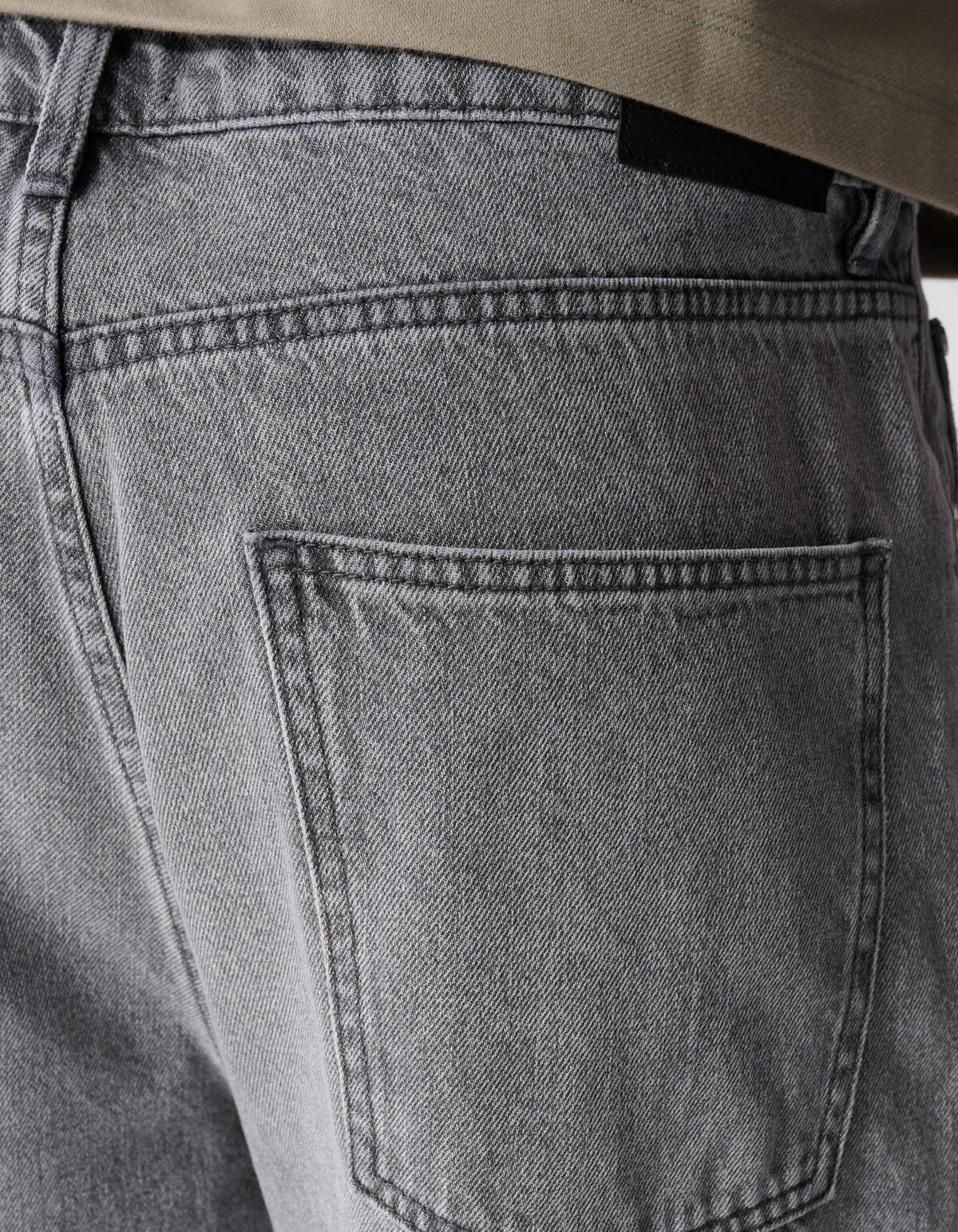 Baggy Fit Jeans Lichtgrijs L32