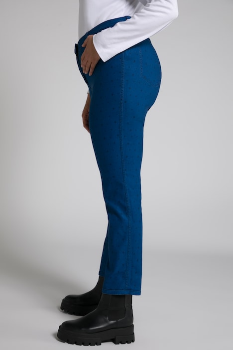 Wendejeans Sammy, Sterne/uni, schmaler 5-Pocket-Schnitt