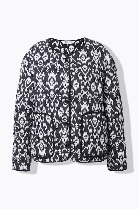 Steppjacke, Boxy Shape, Alloverprint