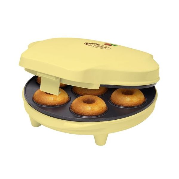 Bestron Máquina Donuts Antiaderente Donutmaker Yellow - 700W