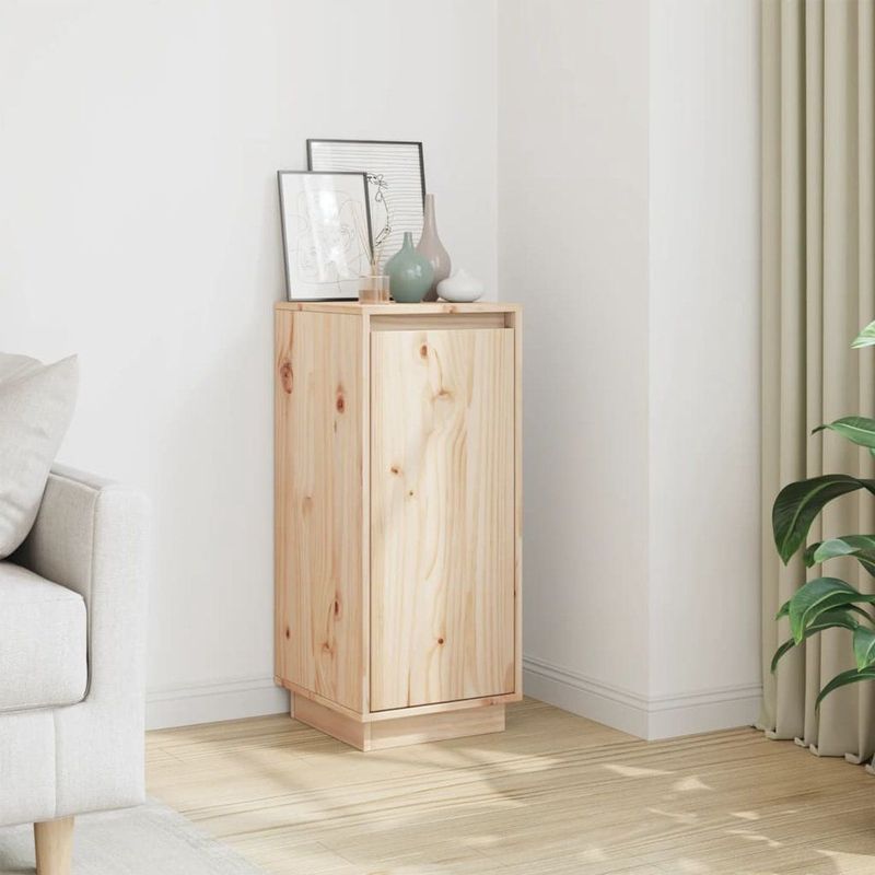 vidaXL - Dressoir - Massief Grenenhout - 31,5x34x75 cm