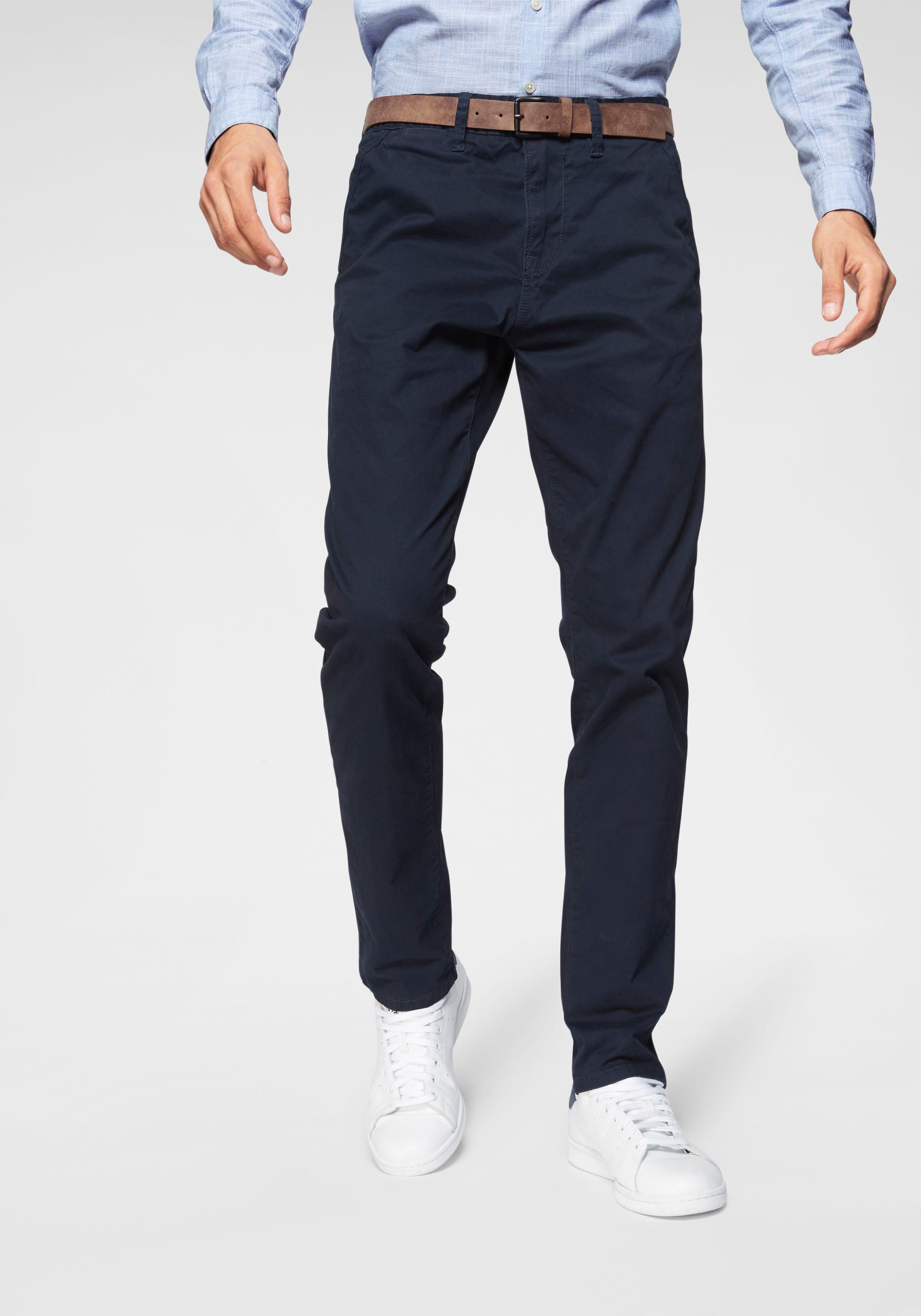 TOM TAILOR Denim Chinohose  leicht vorgewaschen