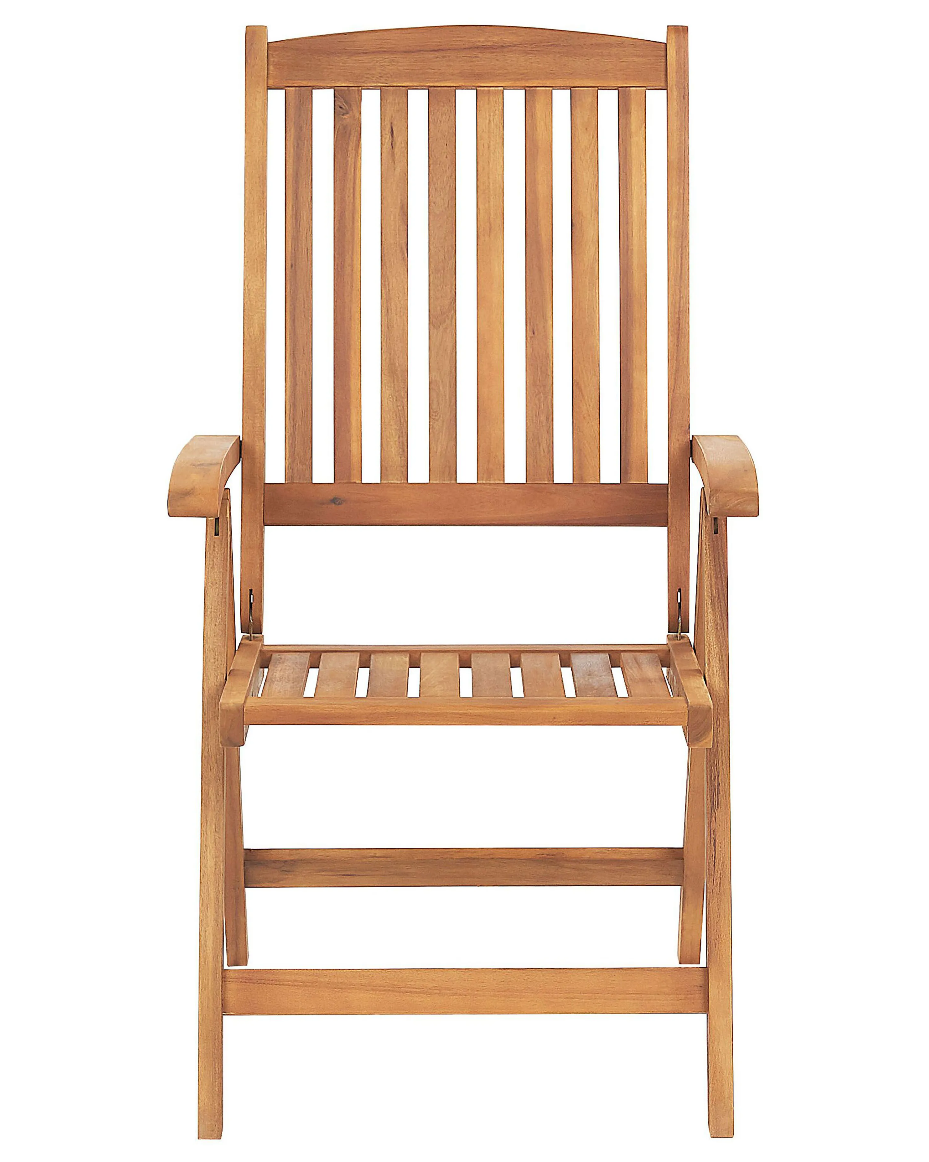 Set van 2 stoelen met zitkussen JAVA Acaciahout Gebroken wit