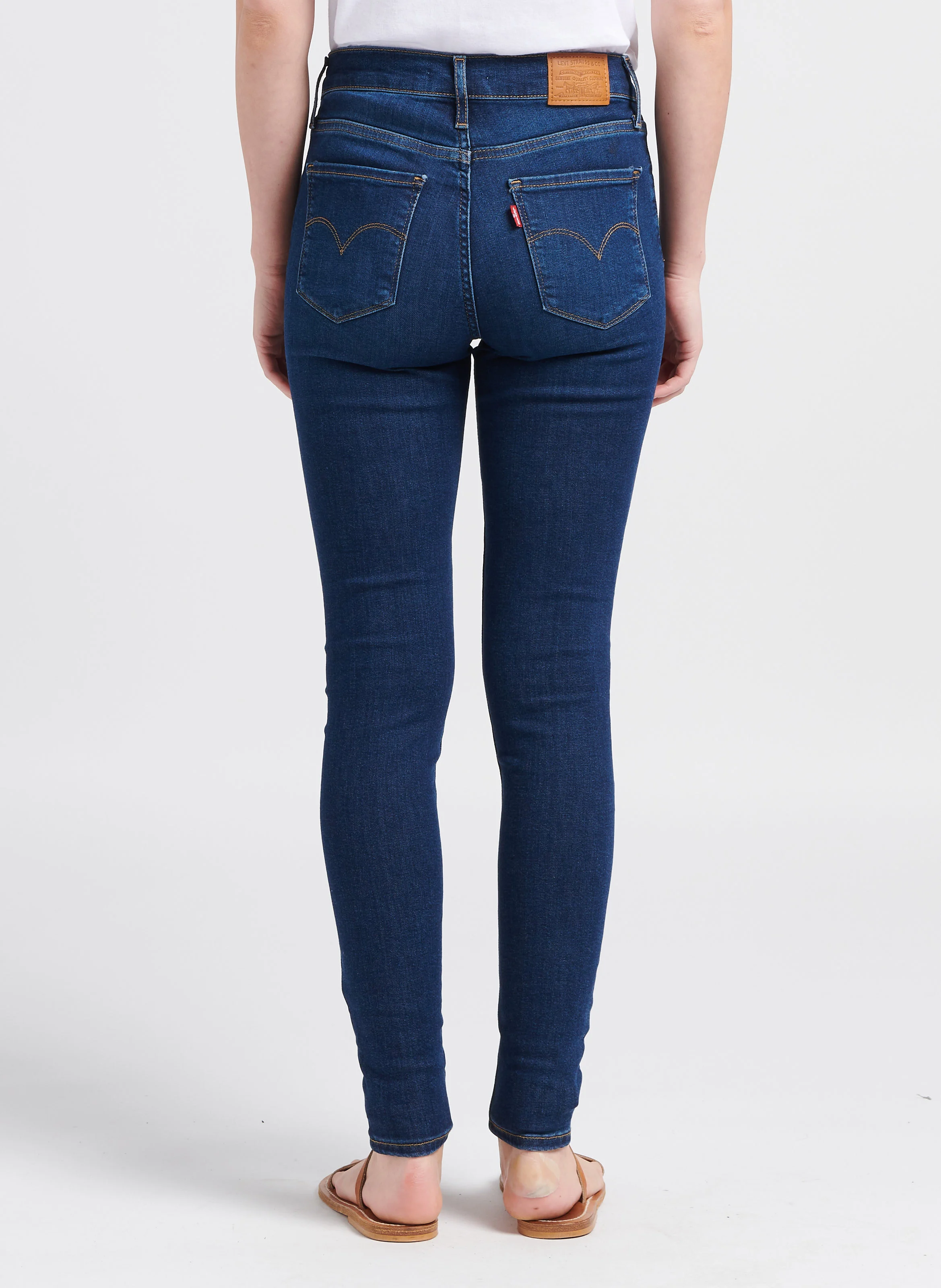 720 HIRISE SUPER SKINNY - Jean skinny taille haute en coton mélangé | Jean Délavé