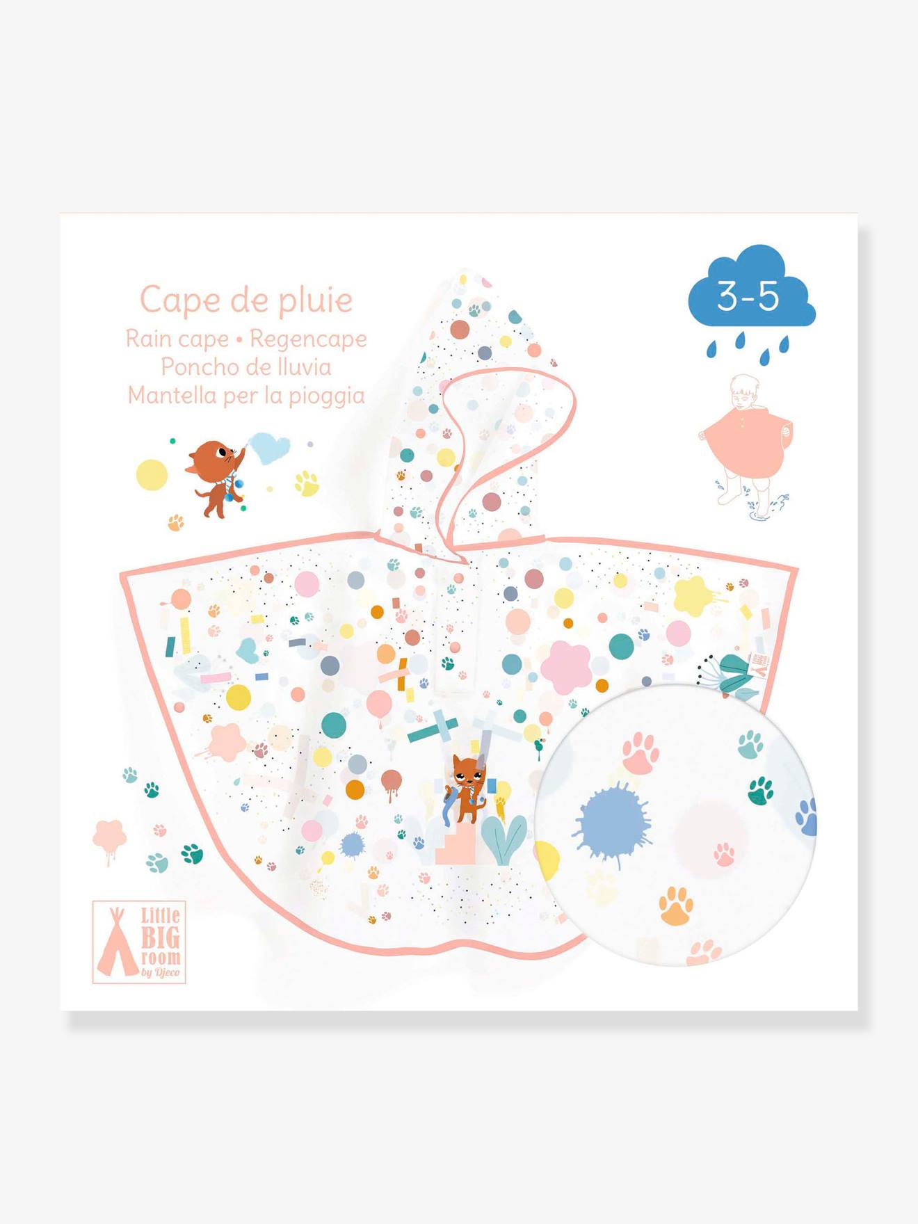 Capa de chuva 3/5 anos
