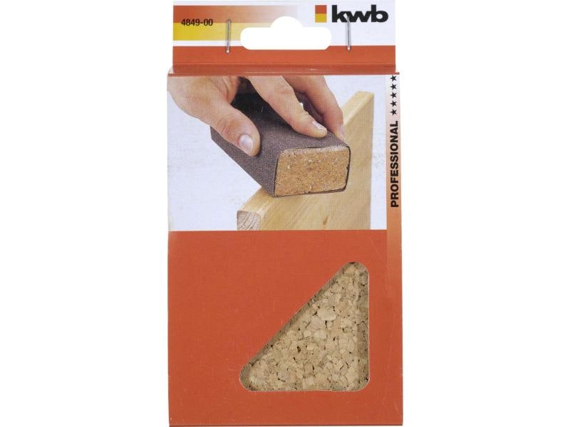 kwb Handschleifklotz 80 x 120 mm Kork Handschleifklotz aus Kork