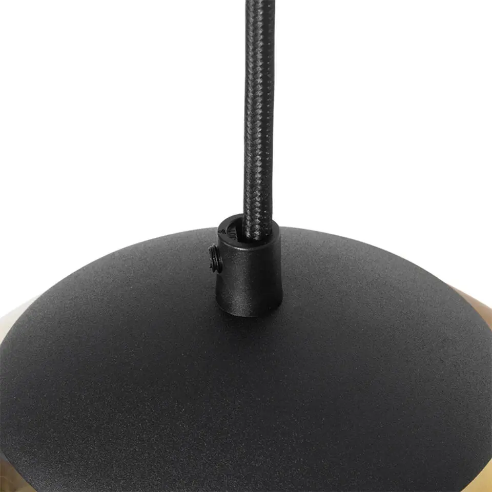 Qazqa hanglampen pallon goudkleurig e27