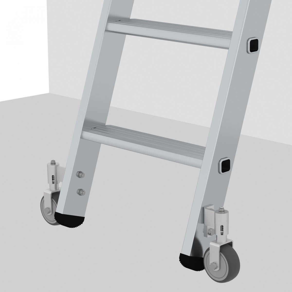 MUNK Aluminium Mobiele Plankladder, 10 Treden