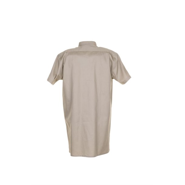 0412 Twill skjorte kortærmet, Kahki