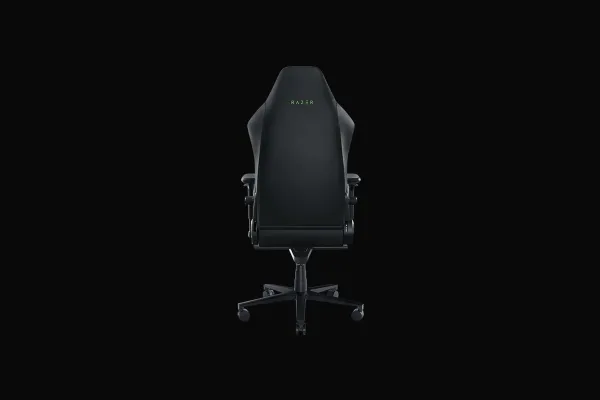 Razer Iskur V2 - Spillestol - ergonomisk - armstøtter - T-formet - vippe - drejeled - syntetisk læder - sort, grøn
