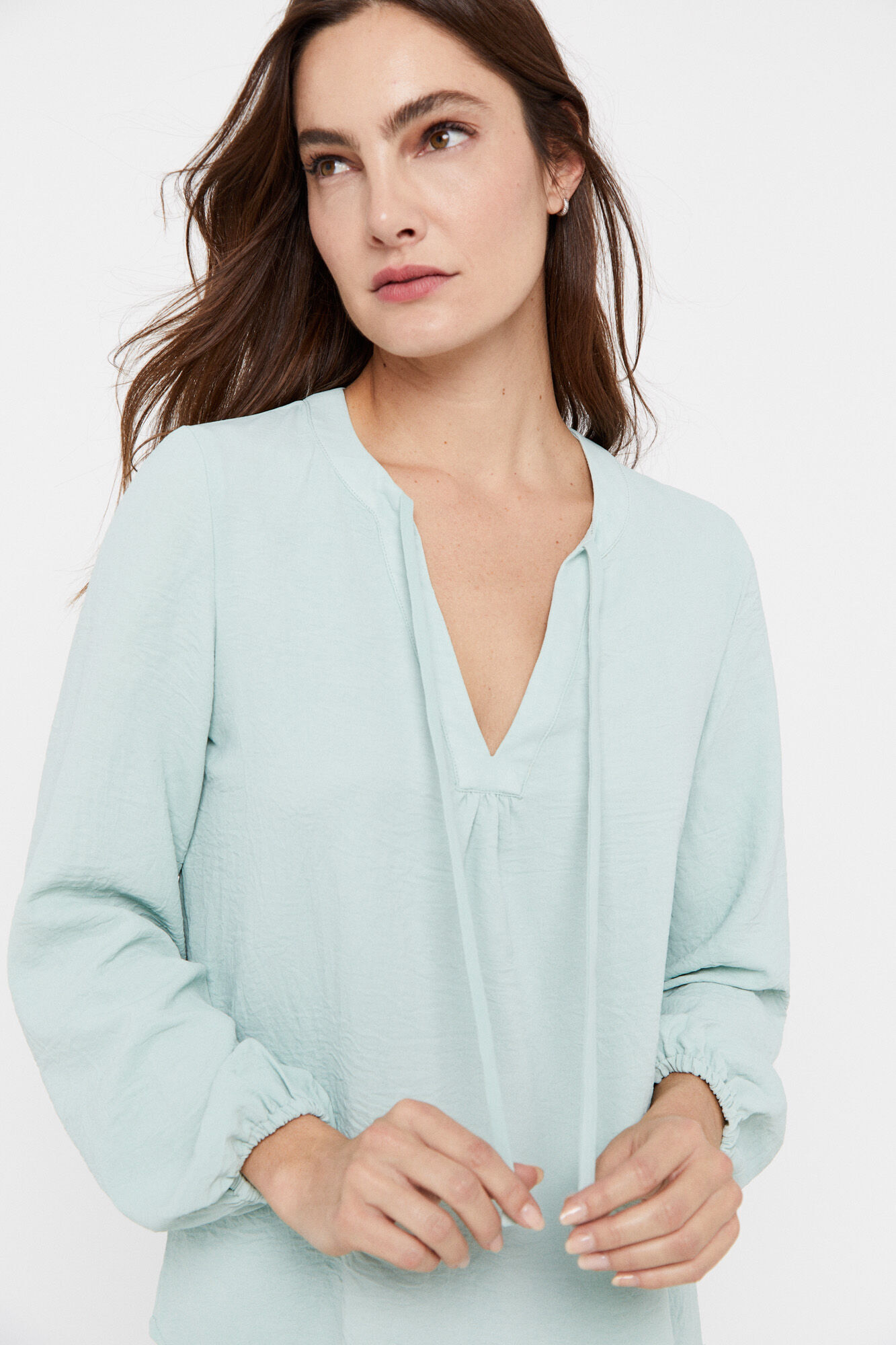 Blusa confortável - Verde escuro