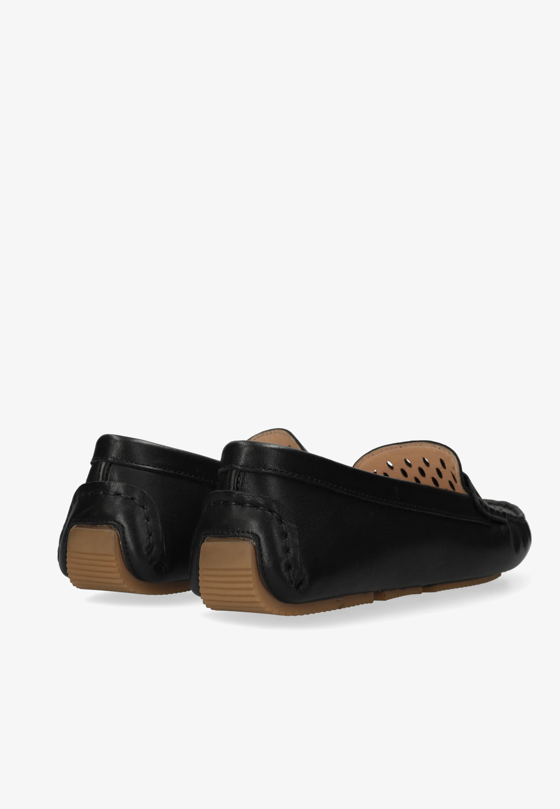 BILLY PERF MOCASSIN Nappa Black
