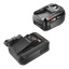 Batteri + lader 18 V 4,0 Ah