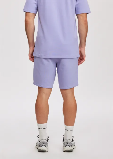 Korte broek met logo paars (LILA L)