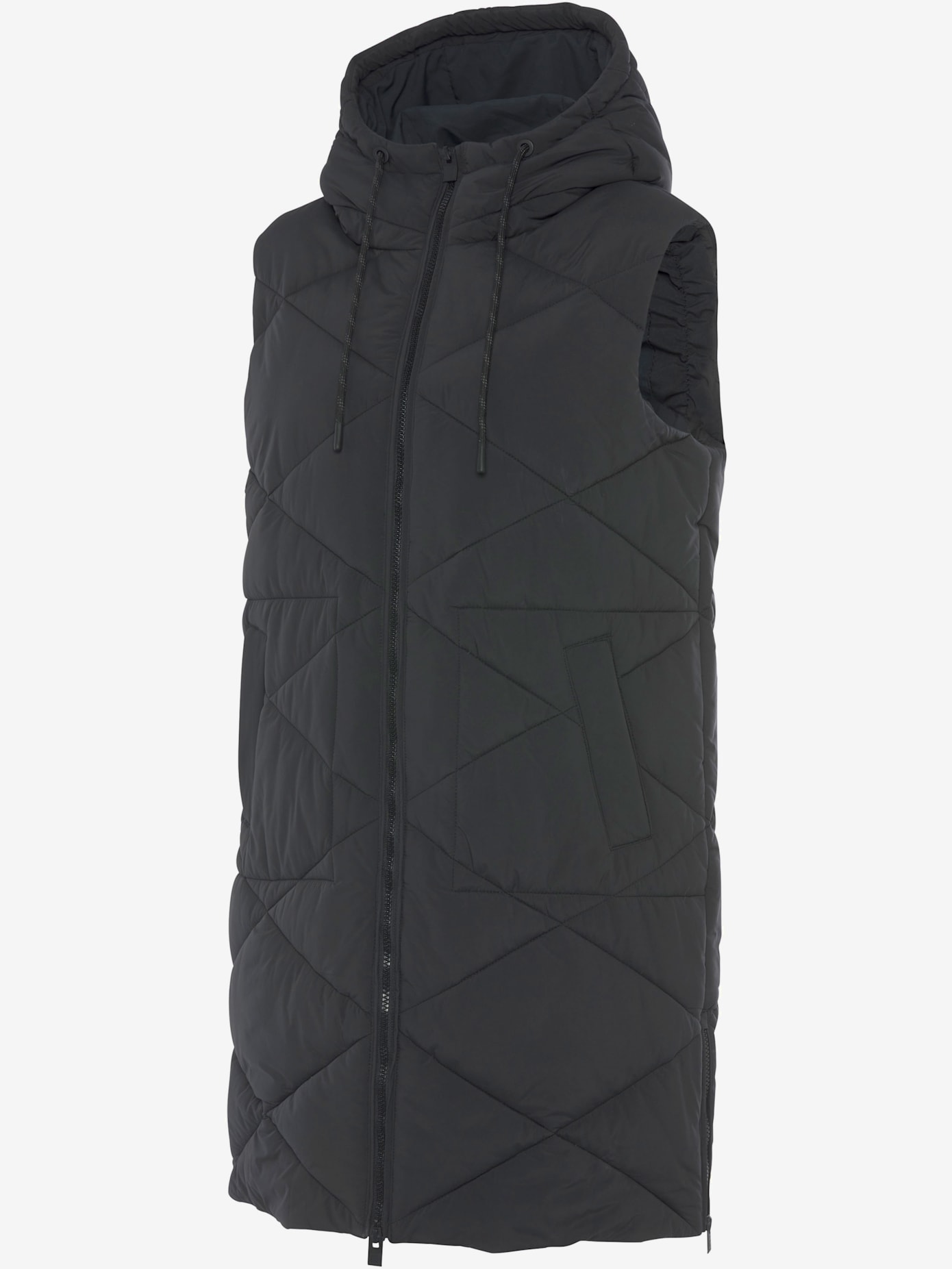 Gilet matelassé doublé avec capuche réglable