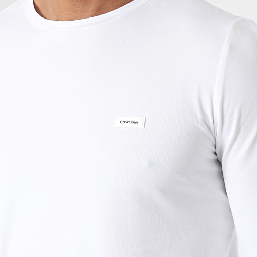 Tee Shirt Manches Longues Slim Stretch 2725 Blanc