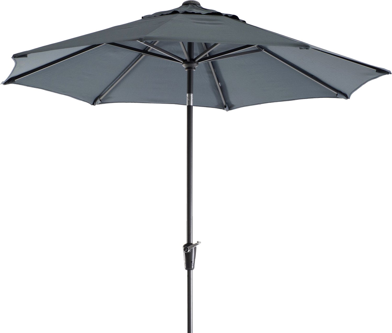 Intratuin parasol Trinidad donkergrijs 80+UV D 300 cm