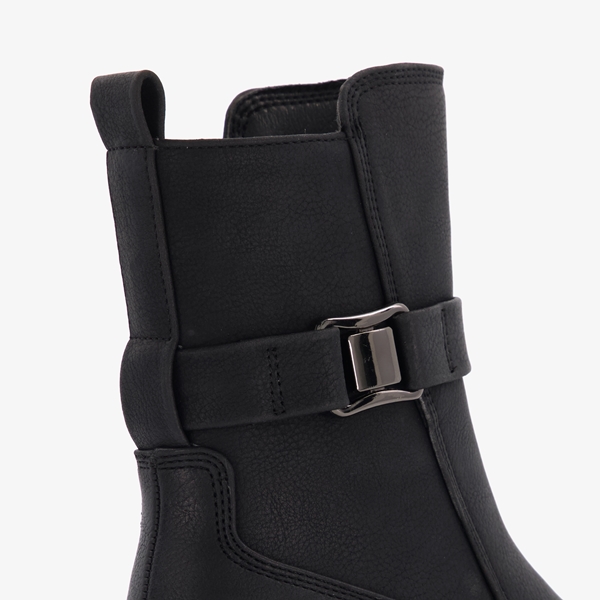 Blue Box meisjes biker boots zwart