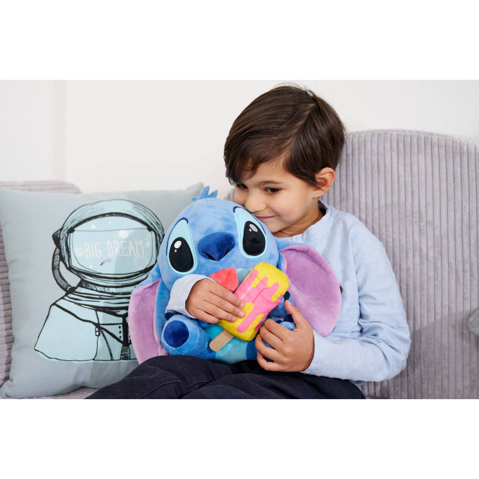 Disney Stitch knuffel met ijslolly pluche - 25 cm