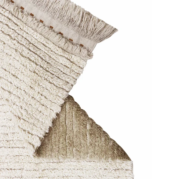 Lorena Canals - Duetto Wendeteppich, 80 cm x 230 cm, toffee