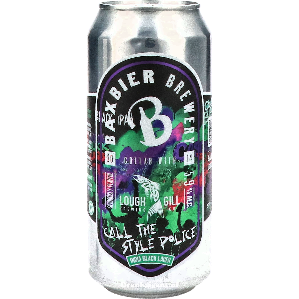 Baxbier Call The Police India Black Lager 44 cl