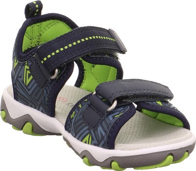 Superfit Mike 3.0 Sandaler, Blå/Lysegrønn