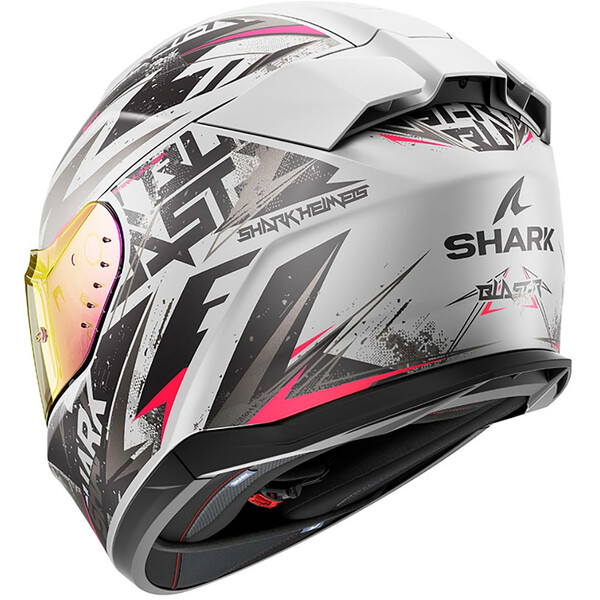 Shark - Casque D-Skwal 3 Blast-R Gris brillant / Noir / Rose