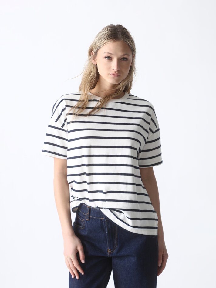 Calça jeans reta - Azul marinho