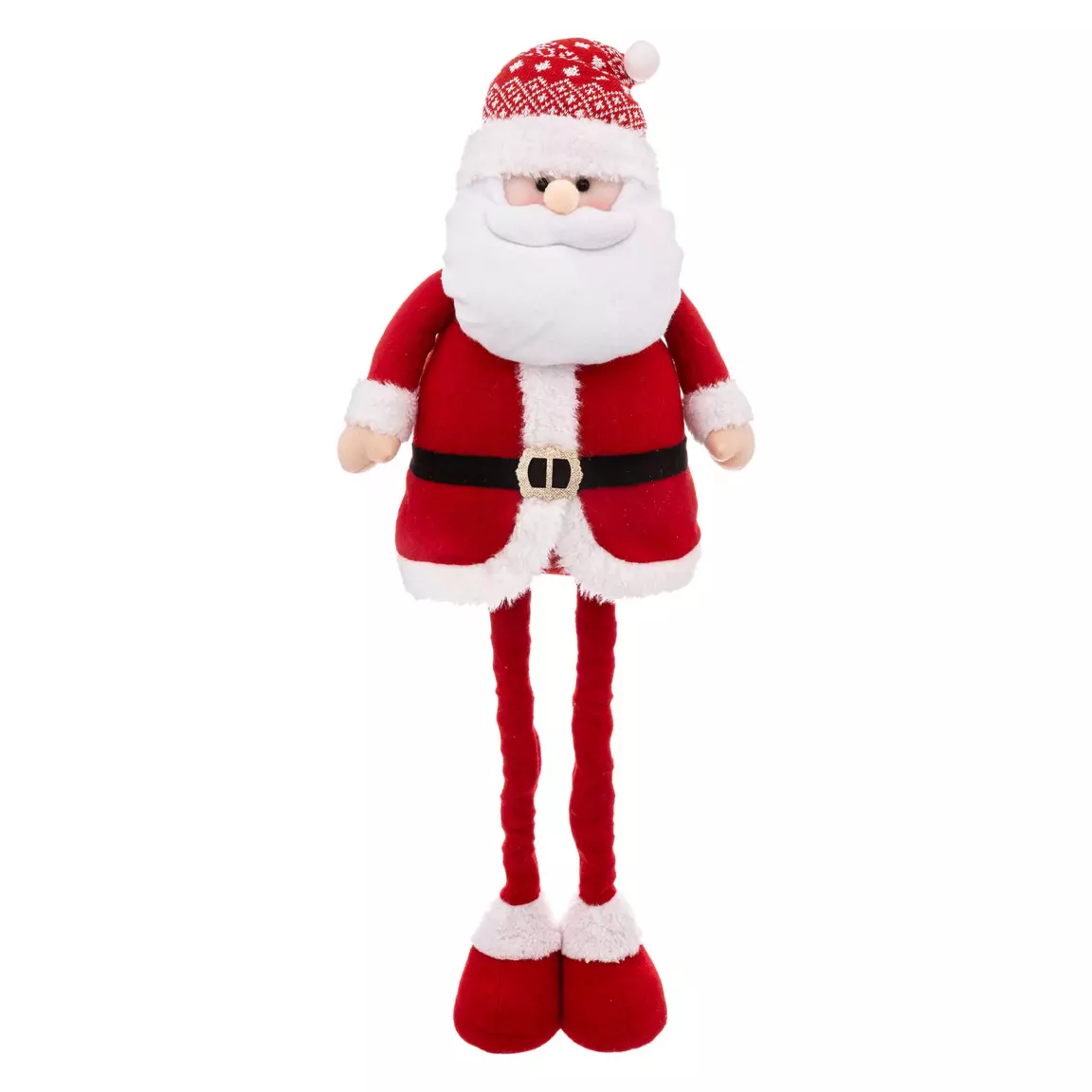 Père Noël déco (H78 cm) Jambes téléscopiques