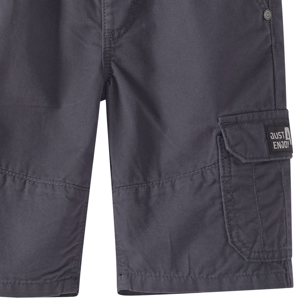 Topolino Jungen Cargo-Shorts mit elastischem EInsatz dunkelgrau