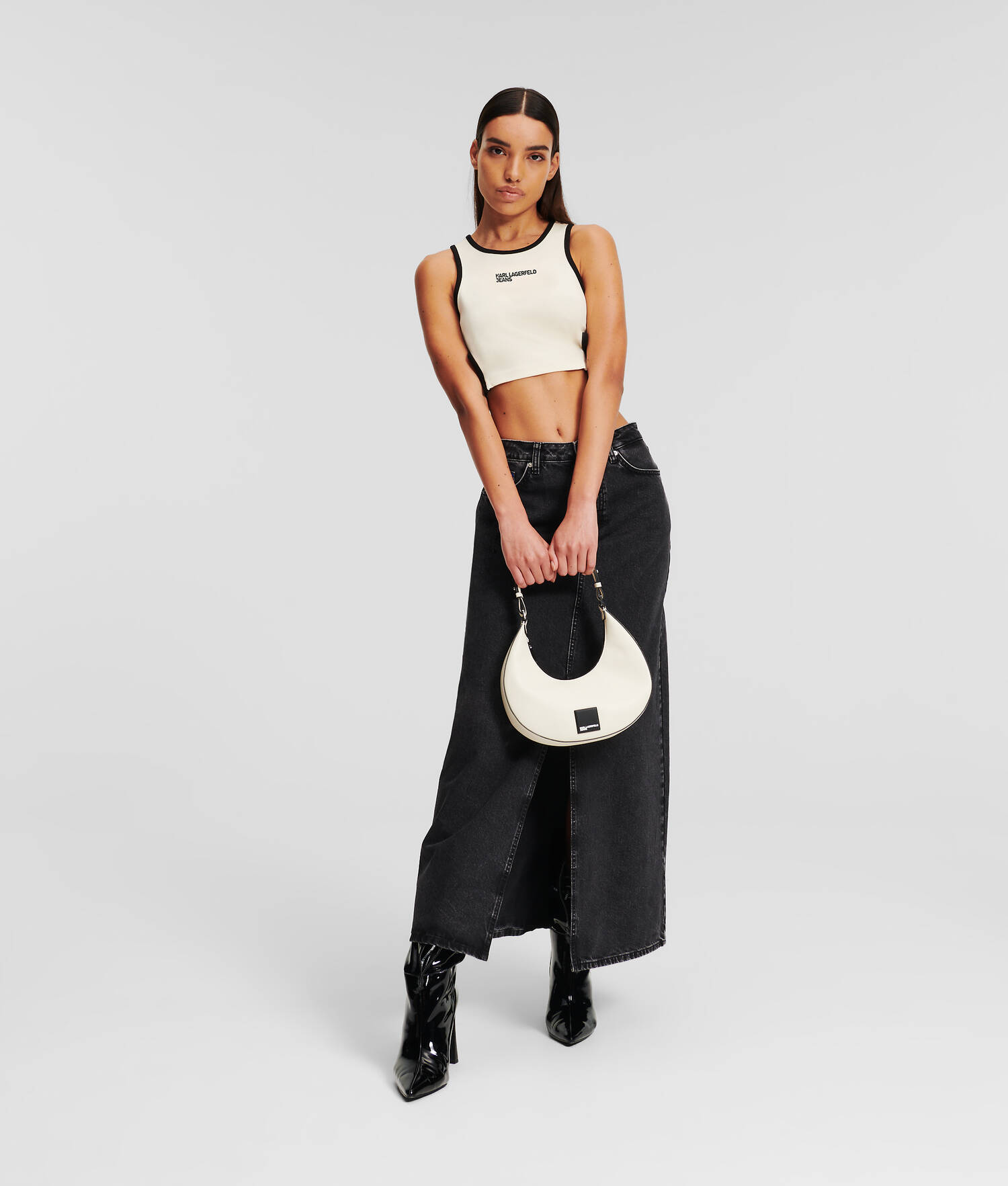 JUPE LONGUE MAXI EN DENIM KLJ