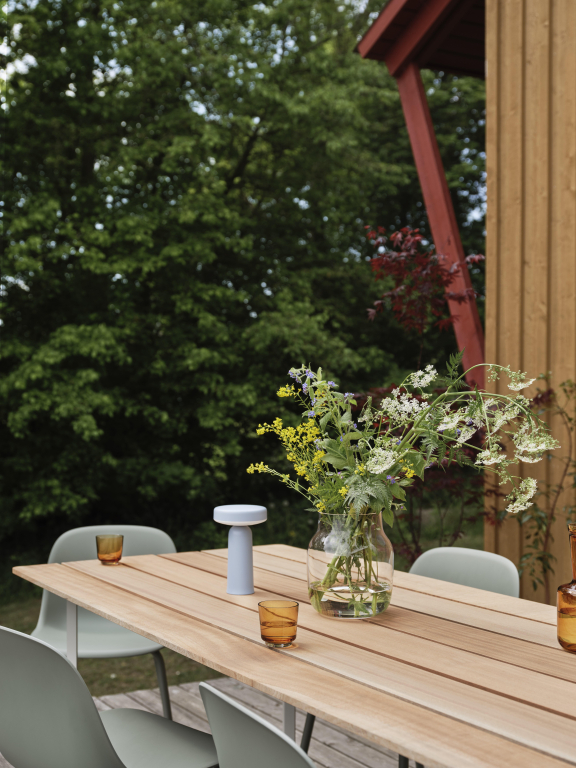 Muuto 70/70 tuintafel 225x90 zwart