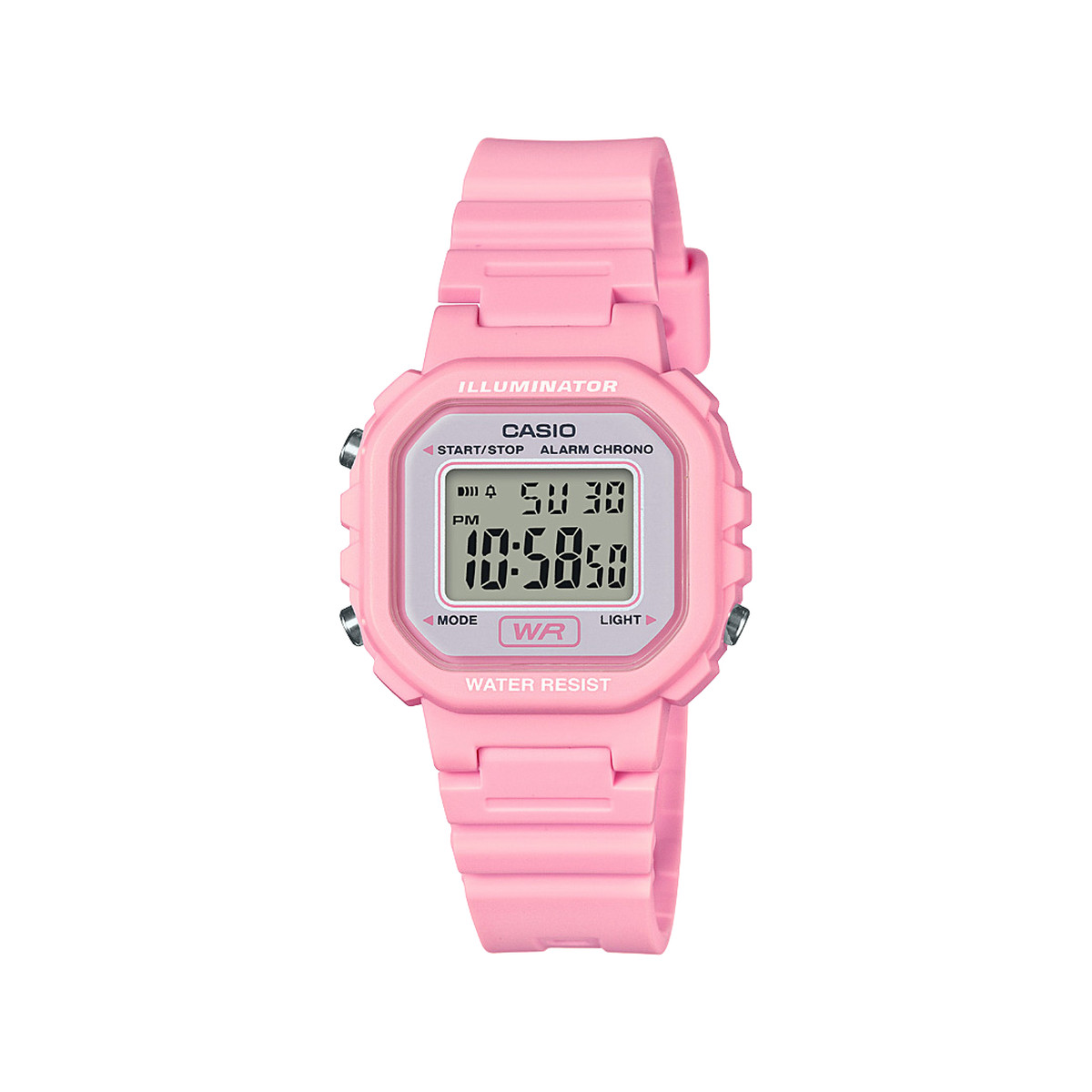 Montre Casio chrono enfant résine rose