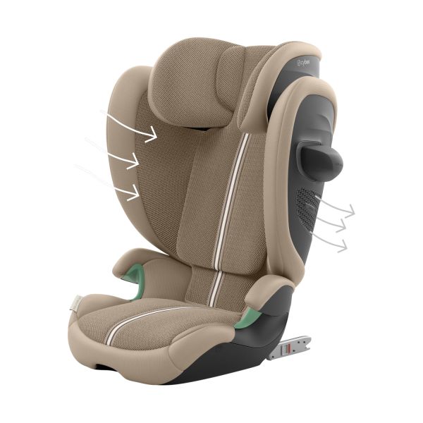 Cybex Solution G2 I-Fix Plus Autostoeltje - Almond Beige / Beige