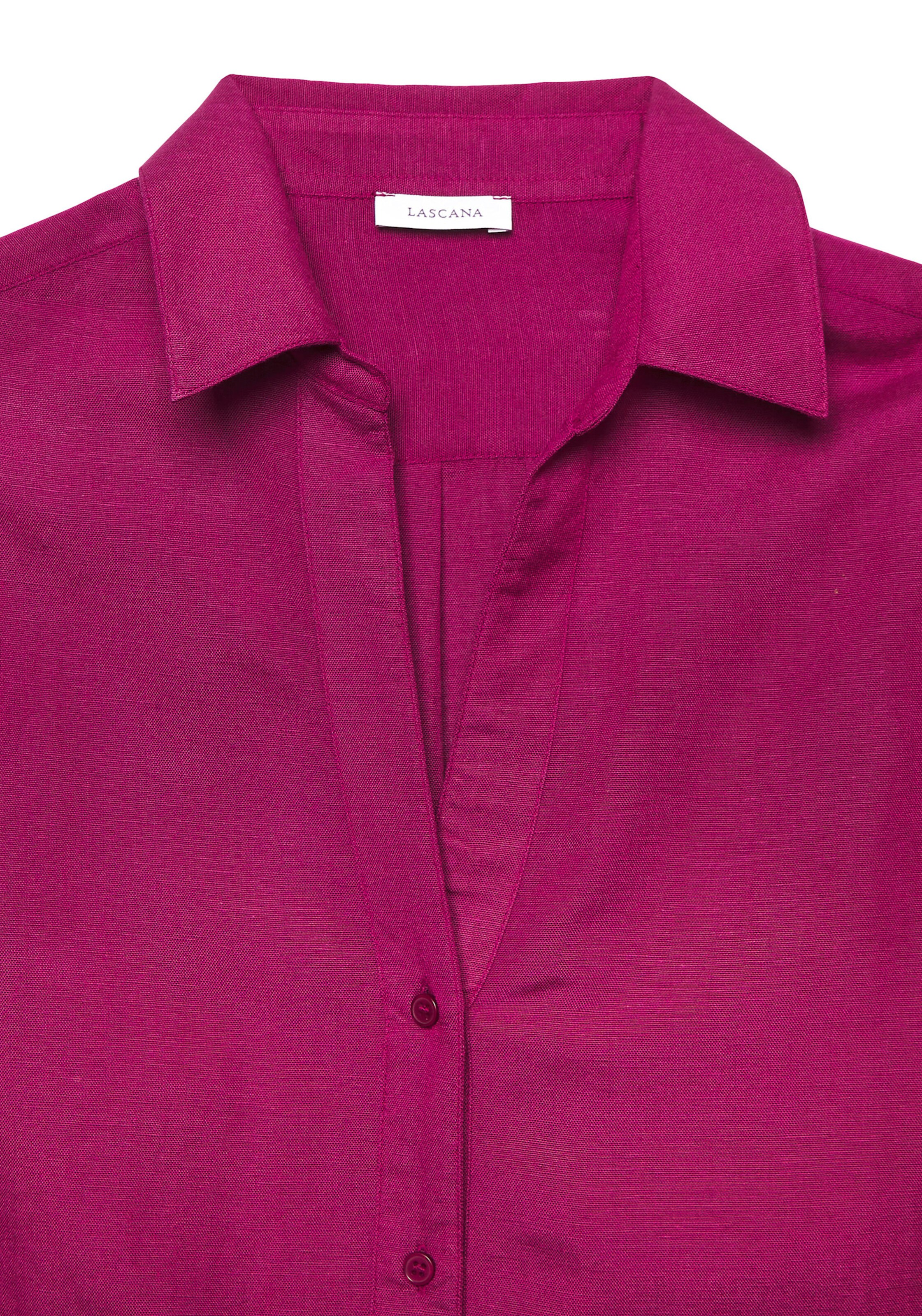 LASCANA Hemdbluse in aubergine
