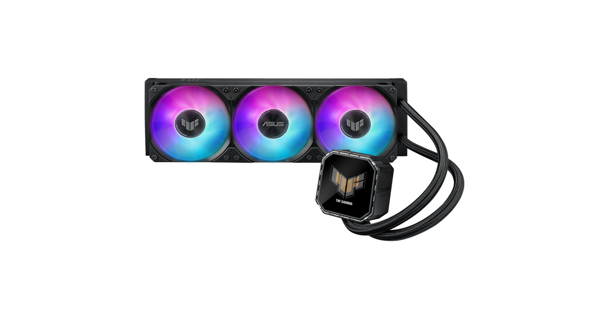 ASUSTUF Gaming LC III 360 ARGB LCD waterkoeling  (Zwart)