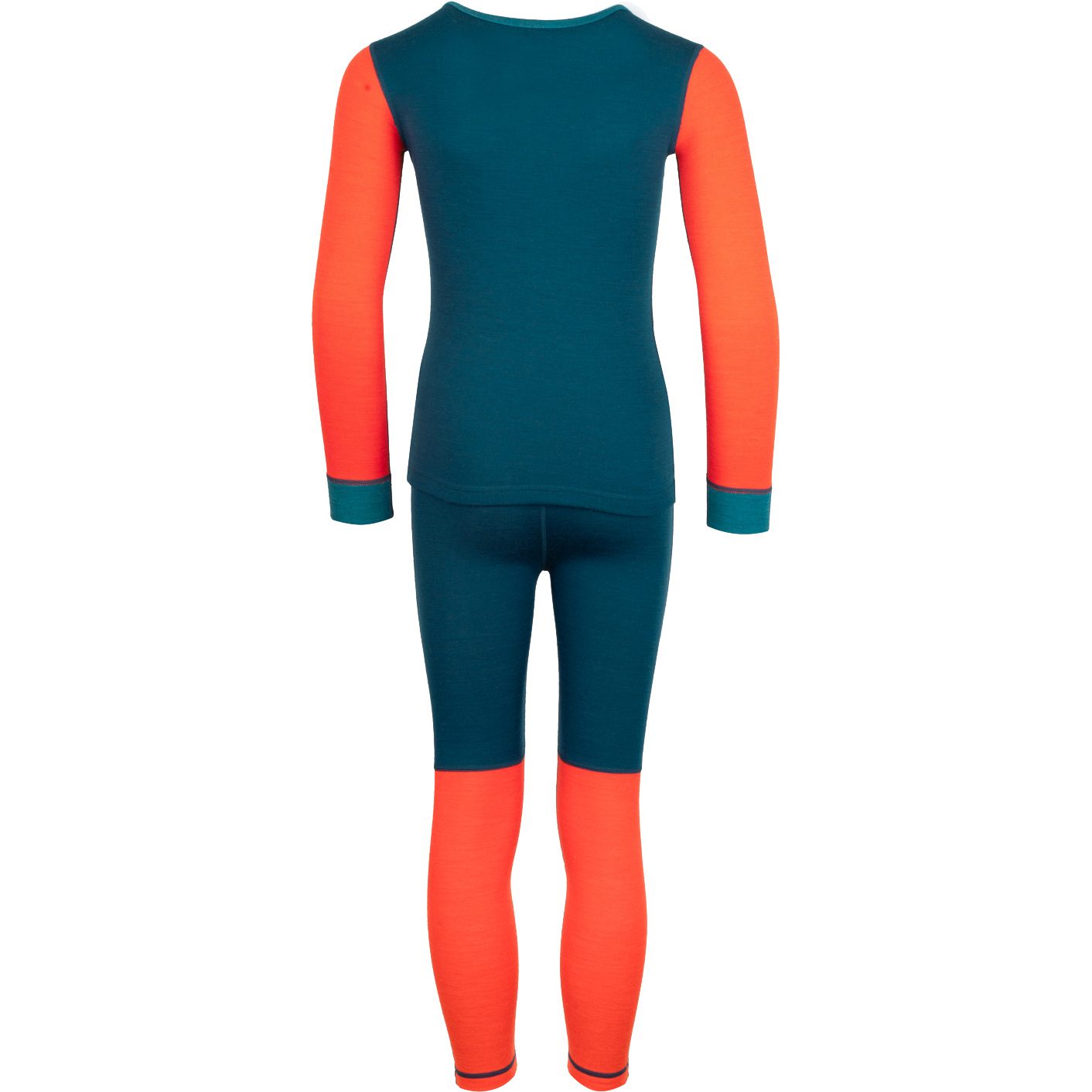 Trollkids Merino Baselayer Set Kinder dark marine