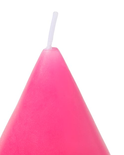 bougie sapin de Noël rose