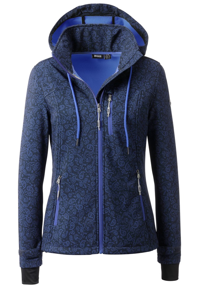 DEPROC Active Softshelljacke »SUN PEAK II WOMEN« mit abnehmbarer Kapuze