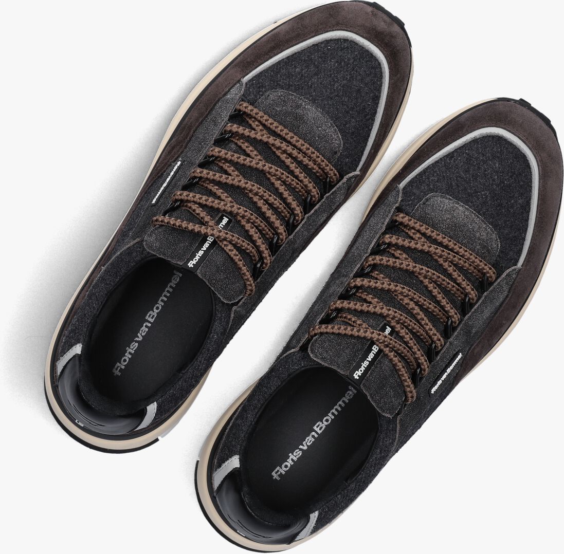 grijze floris van bommel lage sneakers sfm-10248 de gripper