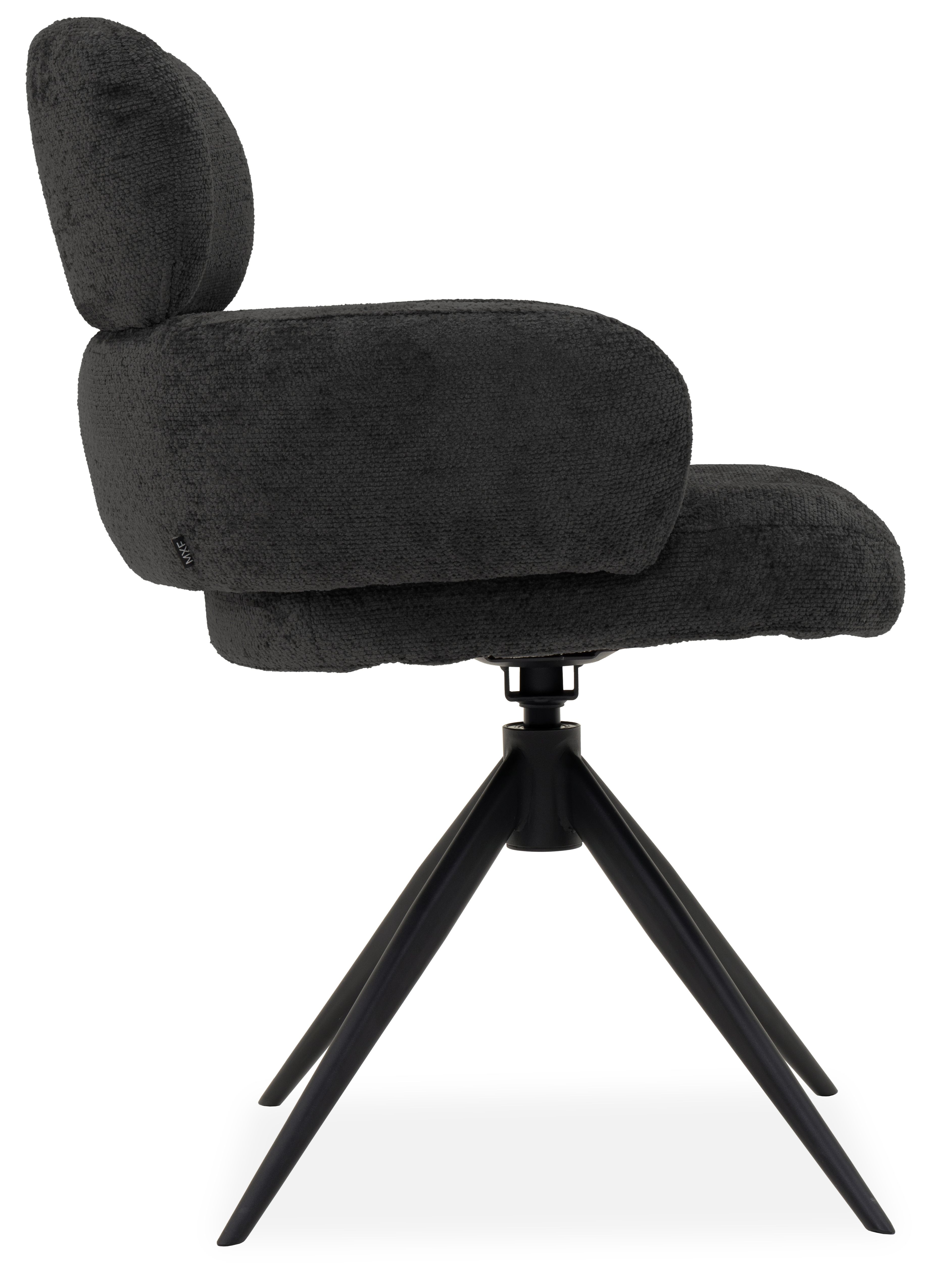 Eetkamerstoel Anthracite Byzant B61.5 x D64.5 x H88 cm