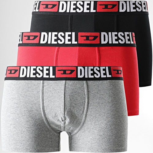 Lot De 3 Boxers Damien 00ST3V-0DDAI Noir Rouge Gris Chiné