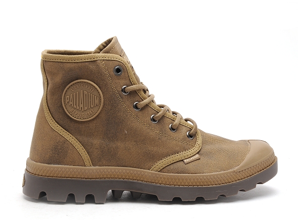 Palladium boots bottine homme pampa hi wax marron