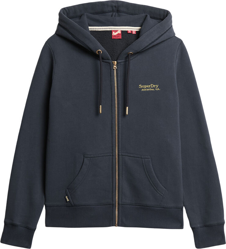 Superdry ESSENTIAL LOGO ZIP HOODIE Richest navy