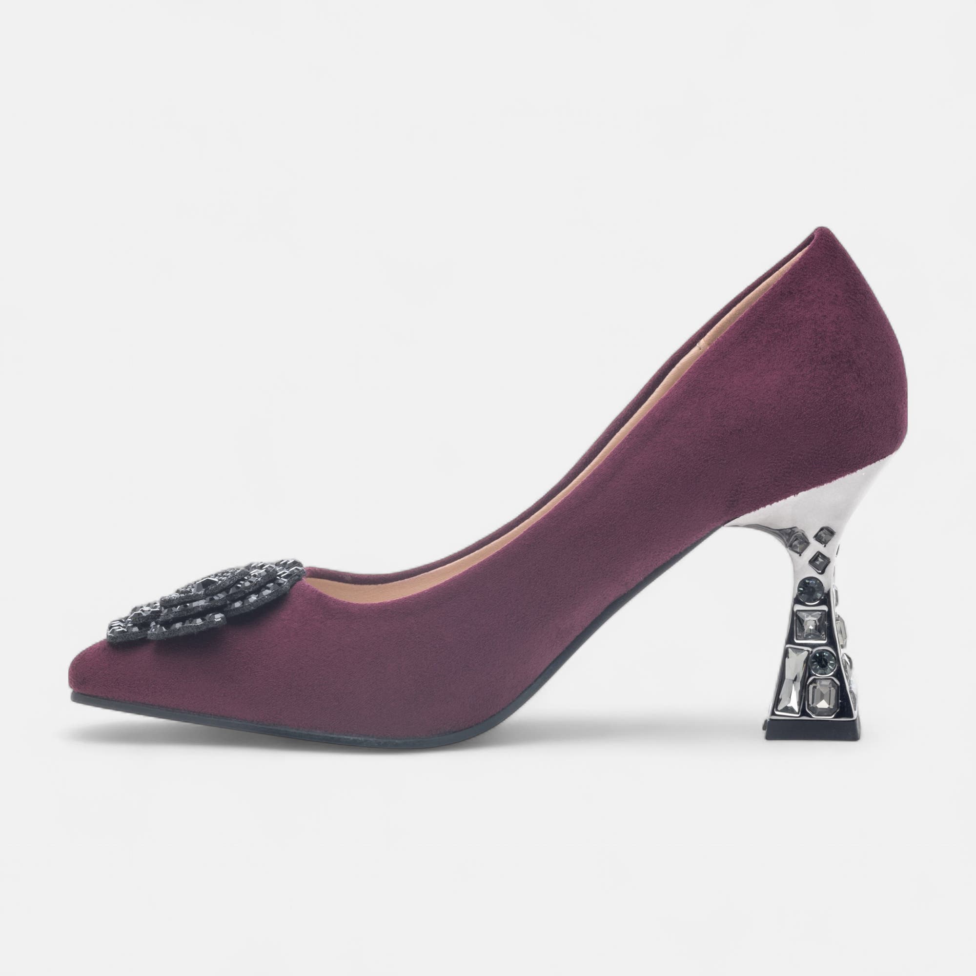 Escarpins à talon Femme bordeaux