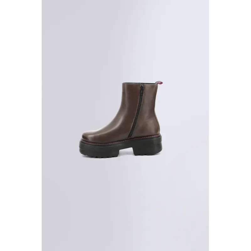 KICK HELGA MARRON BOOTS Cuir Femme