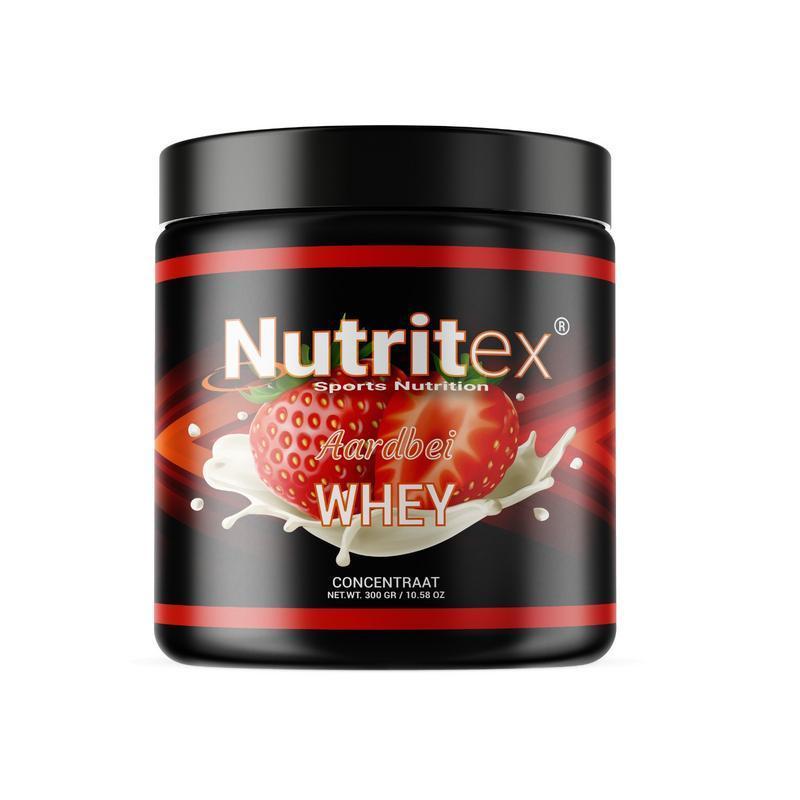 nutritex Whey Proteine Aardbei 300 Gram
