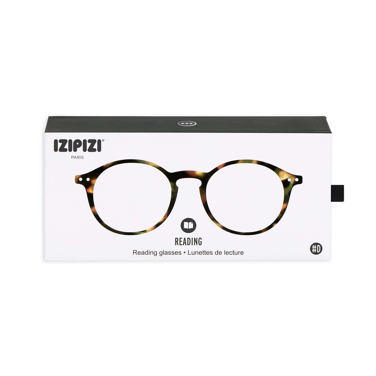 +1.00 Tortoise Circular Reading Glasses: Izipizi
