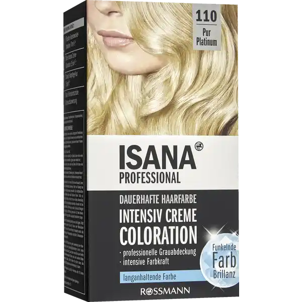 ISANA PROFESSIONAL INTENSIV CREME COLORATION PUR PLATINUM110
