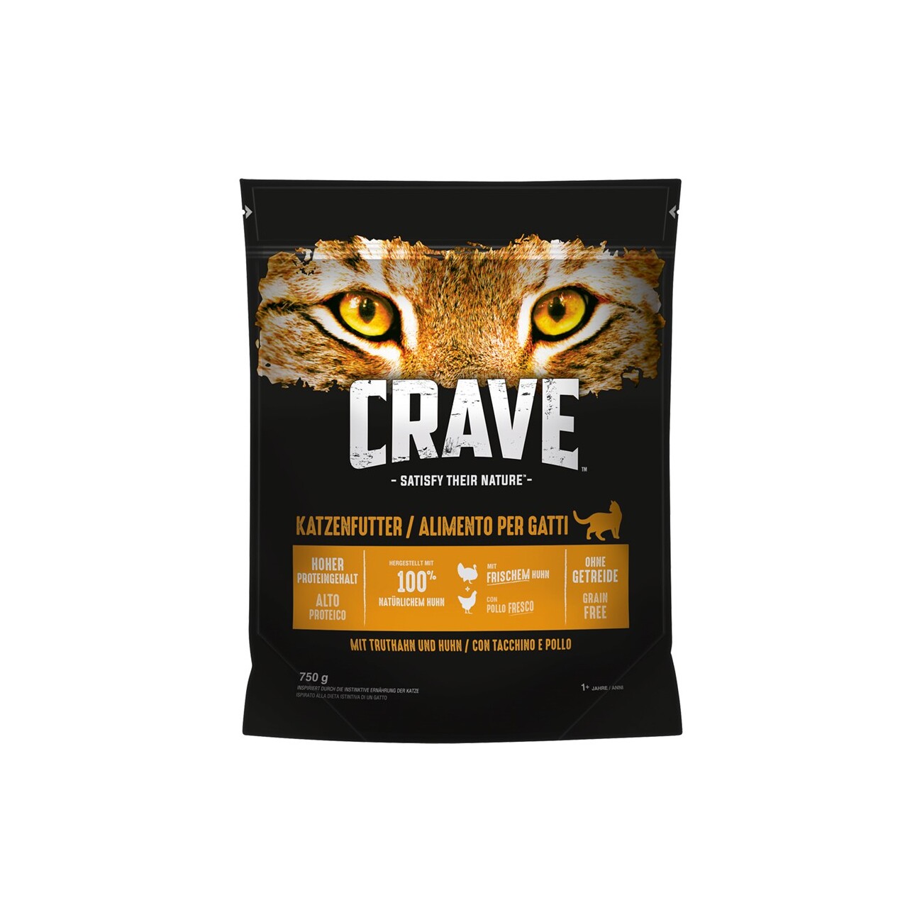 CRAVE mit Truthahn und Huhn 750 g
